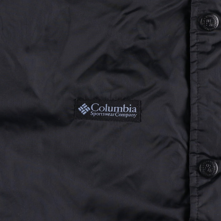 90s-00'S Columbia Padded Puffer Jacket, Men's Size Medium unclear black type Vintage Second Hand