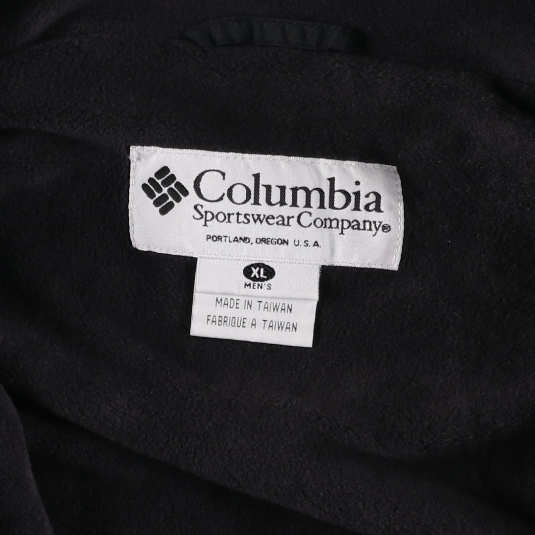 90s-00'S Columbia Men's XL Padded Puffer Jacket Nylon black type Vintage Second Hand