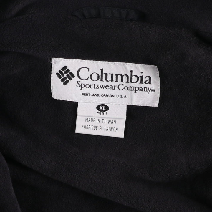 90s-00'S Columbia Men's XL Padded Puffer Jacket Nylon black type Vintage Second Hand