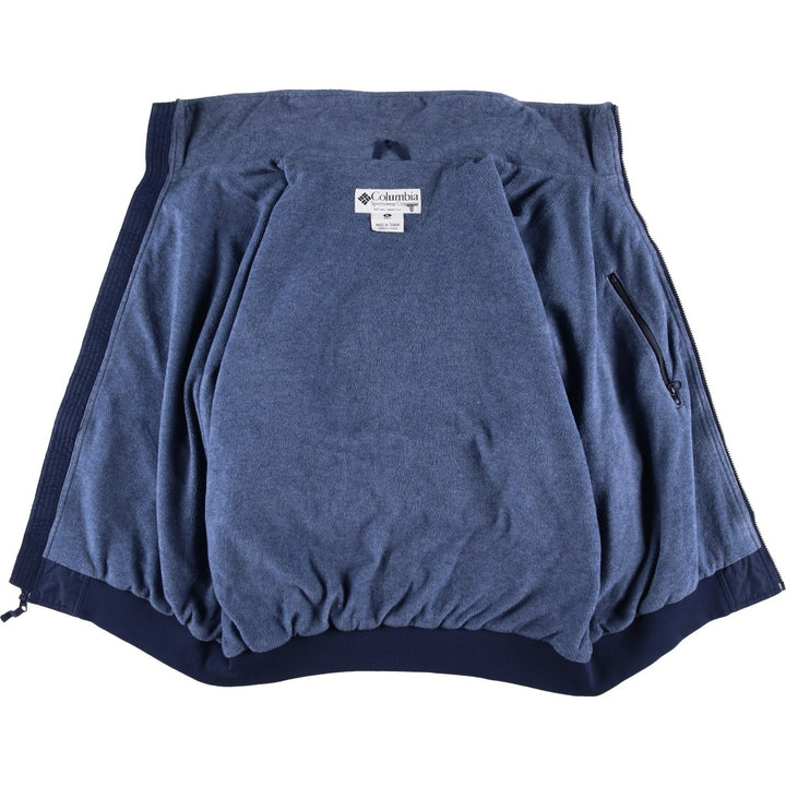 90s-00'S Columbia Men's XL Padded Puffer Jacket Nylon Navy blue Vintage Second Hand