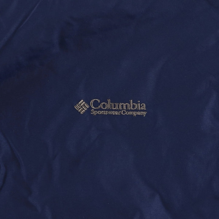 90s-00'S Columbia Men's XL Padded Puffer Jacket Nylon Navy blue Vintage Second Hand