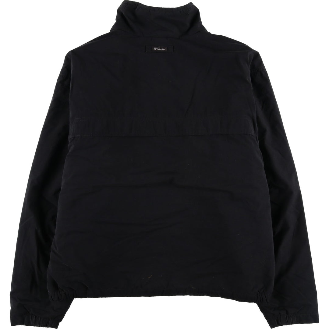 Columbia Windbreaker Men's XL cotton black type Vintage Second Hand