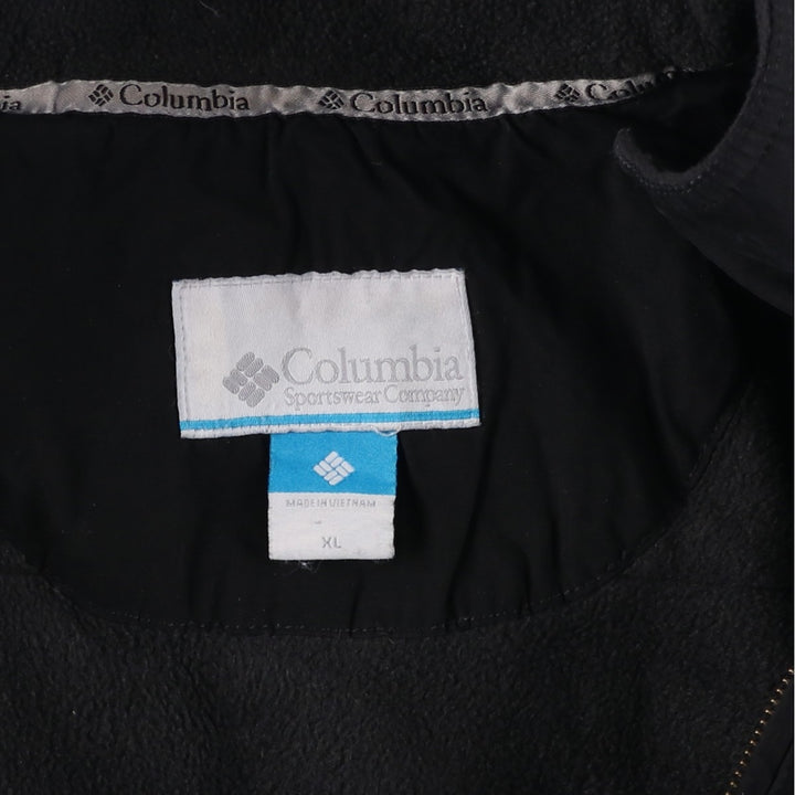 Columbia Windbreaker Men's XL cotton black type Vintage Second Hand