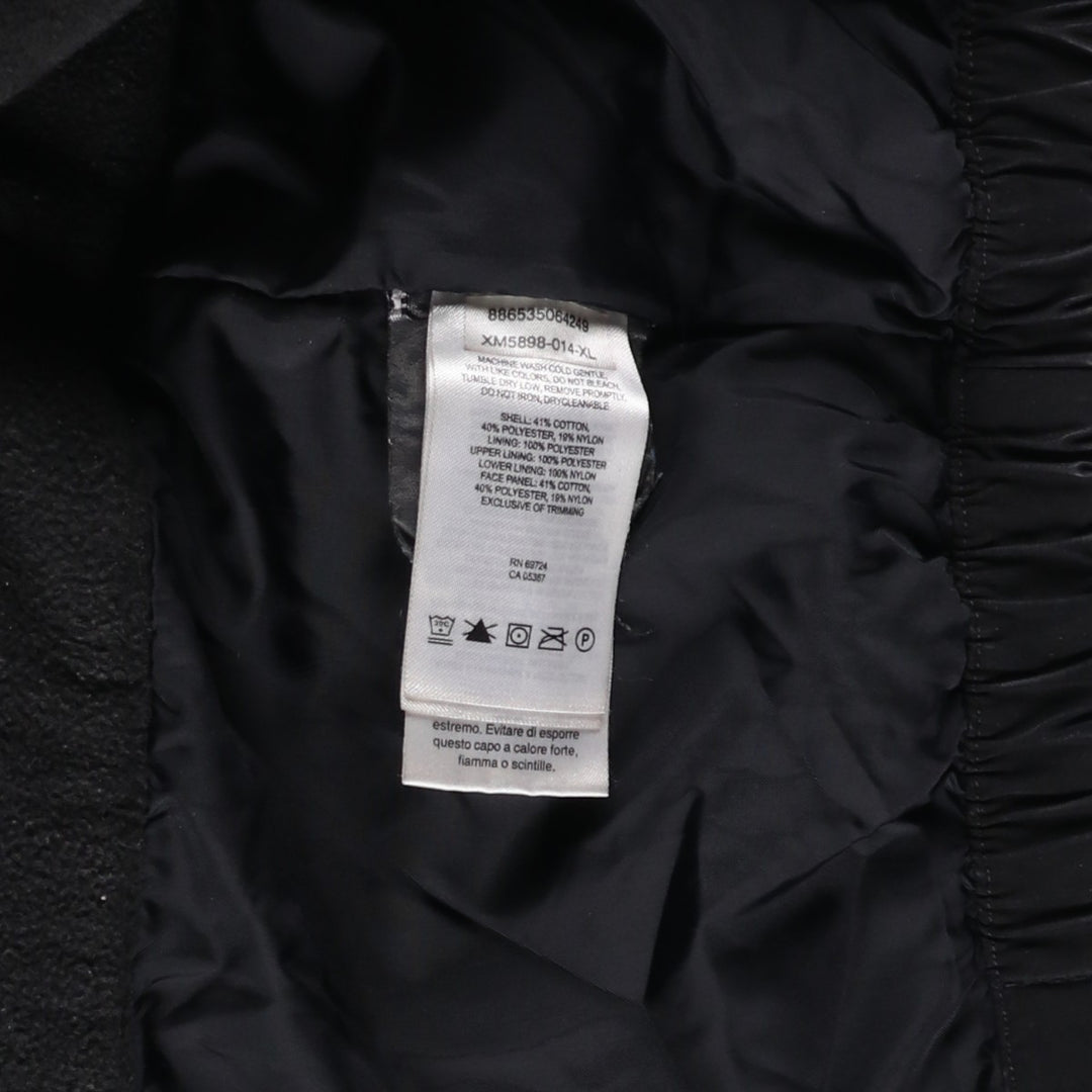 Columbia Windbreaker Men's XL cotton black type Vintage Second Hand
