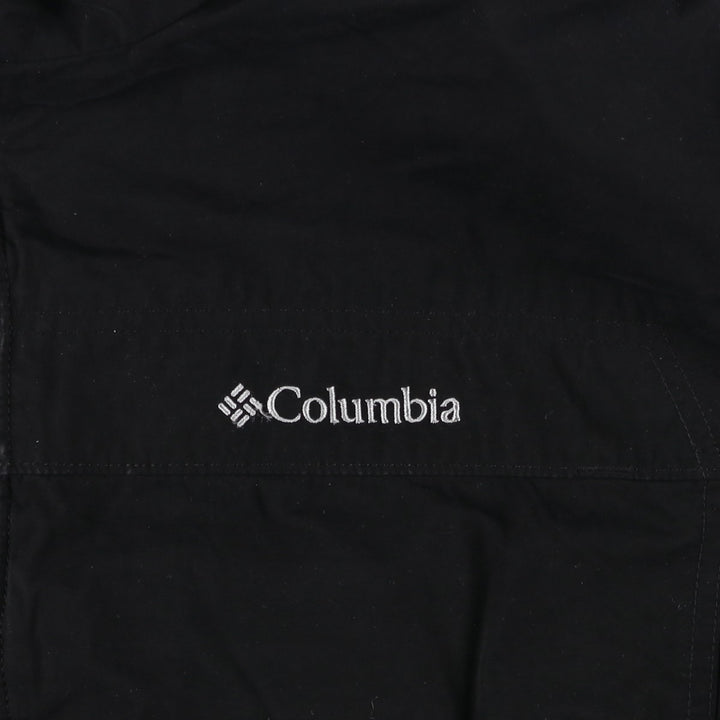 Columbia Windbreaker Men's XL cotton black type Vintage Second Hand