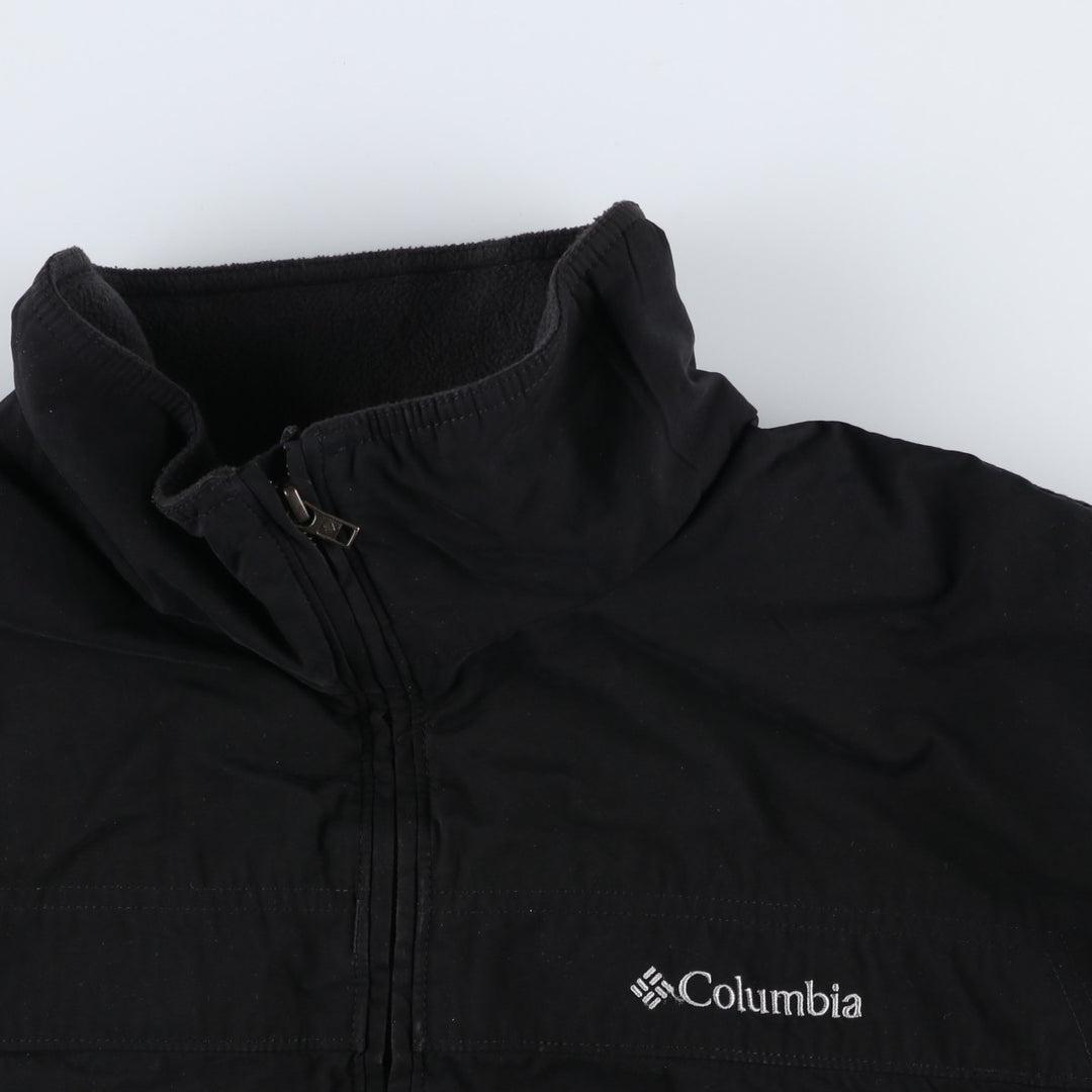 Columbia Windbreaker Men's XL cotton black type Vintage Second Hand