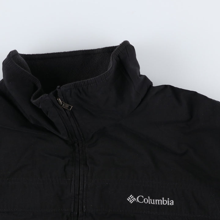 Columbia Windbreaker Men's XL cotton black type Vintage Second Hand