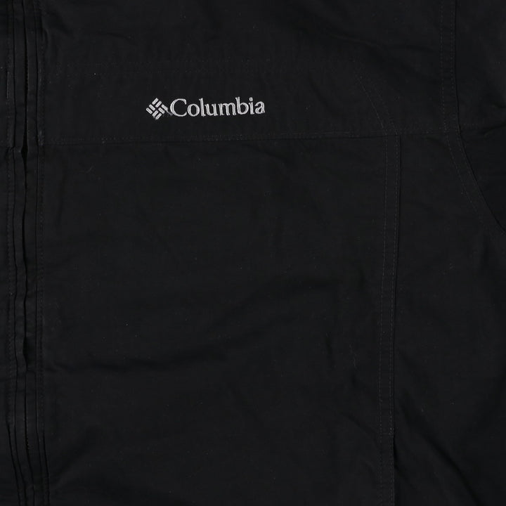 Columbia Windbreaker Men's XL cotton black type Vintage Second Hand