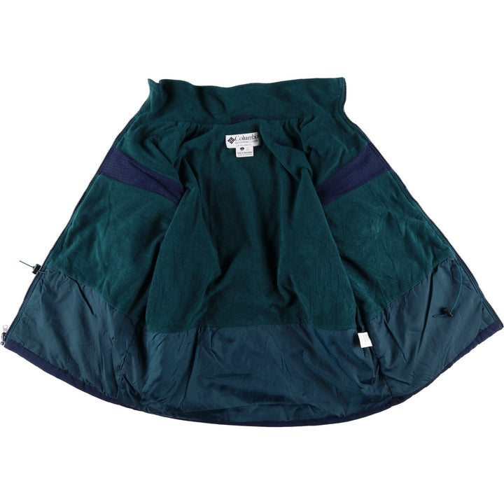 2000'S Columbia padded puffer jacket, men's size L Nylon navy blue type Vintage Second Hand