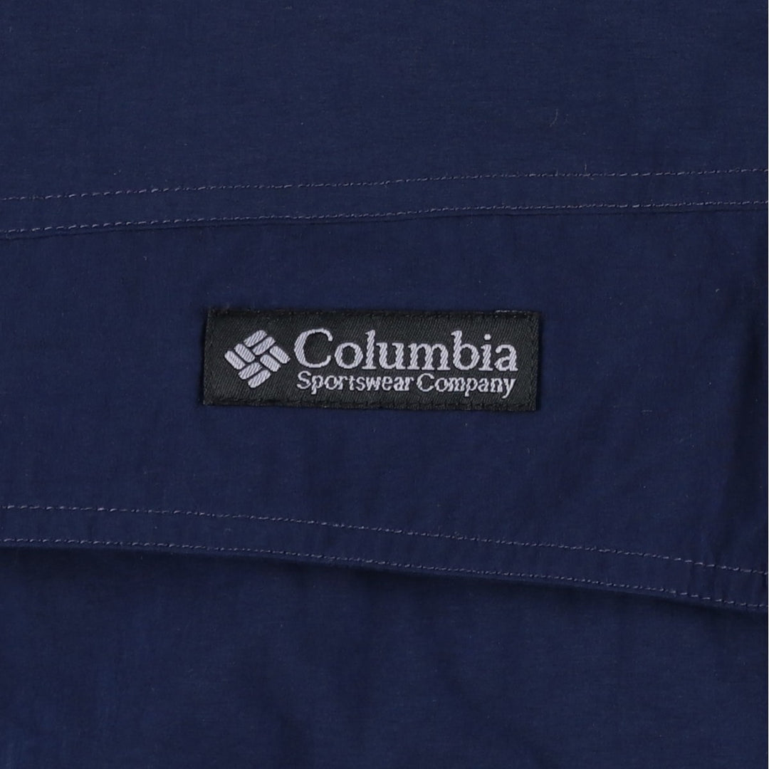 2000'S Columbia padded puffer jacket, men's size L Nylon navy blue type Vintage Second Hand