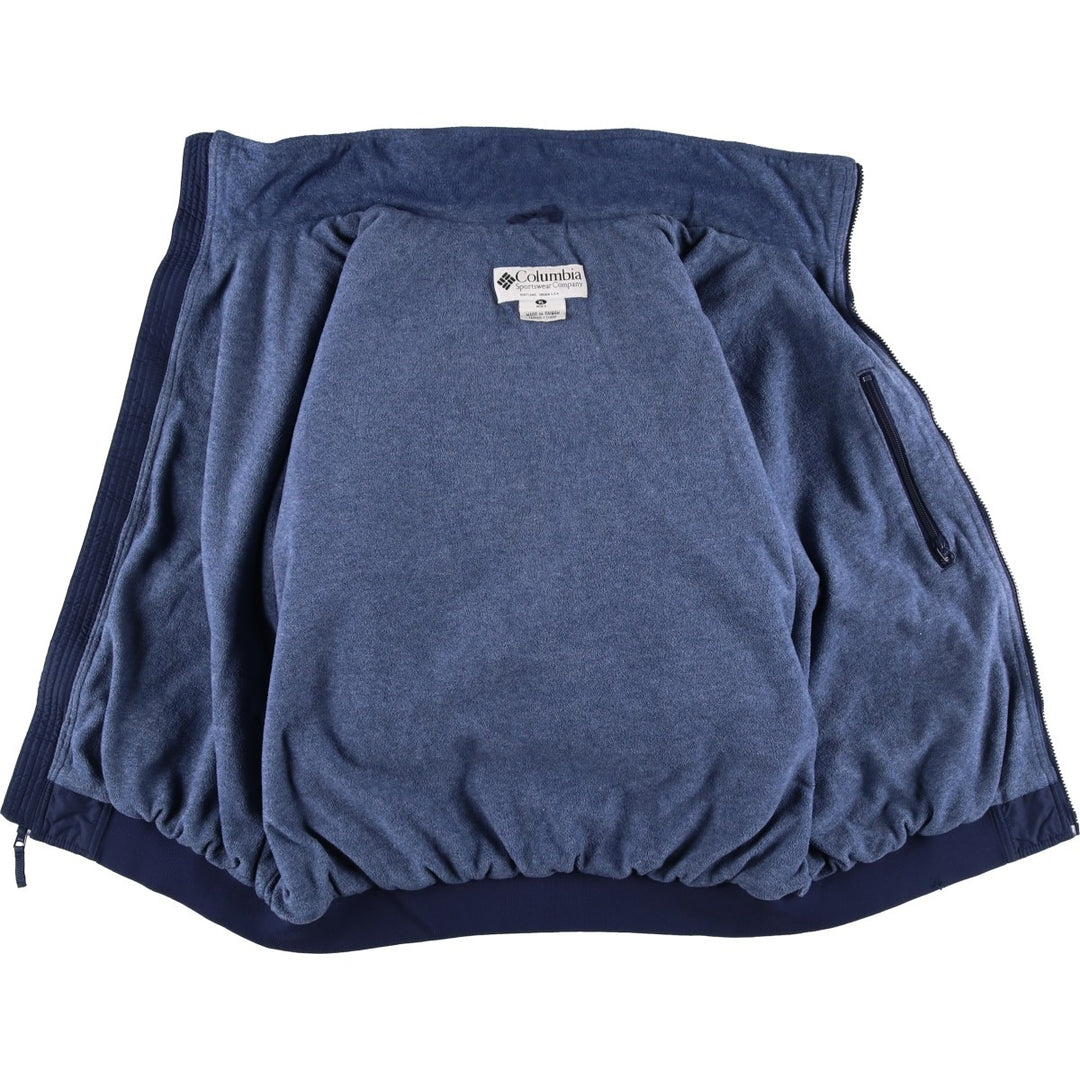 90s-00'S Columbia Men's XL Padded Puffer Jacket Nylon navy blue type Vintage Second Hand