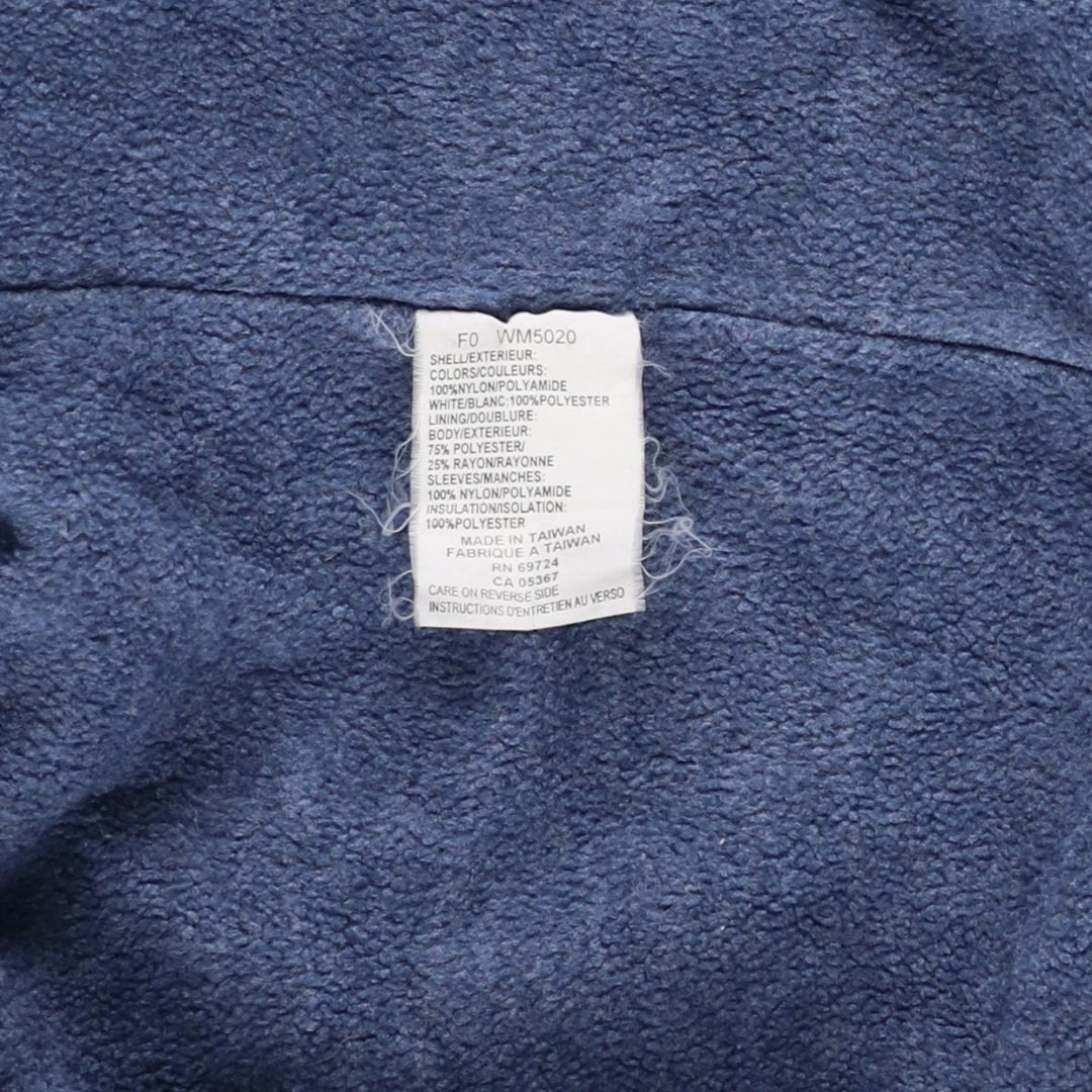 90s-00'S Columbia Men's XL Padded Puffer Jacket Nylon navy blue type Vintage Second Hand