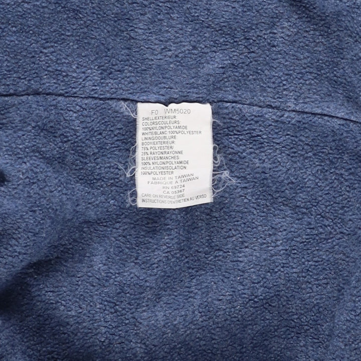 90s-00'S Columbia Men's XL Padded Puffer Jacket Nylon navy blue type Vintage Second Hand