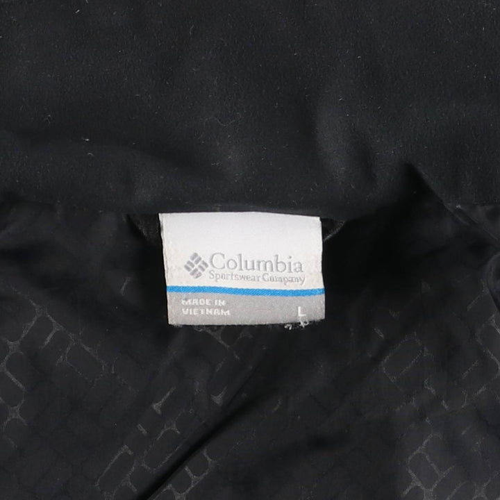 Columbia OMNI-SHIELD Padded Mountain Jacket, Shell Jacket, Puffer Jacket, Men's Size L Nylon black type Vintage Second Hand