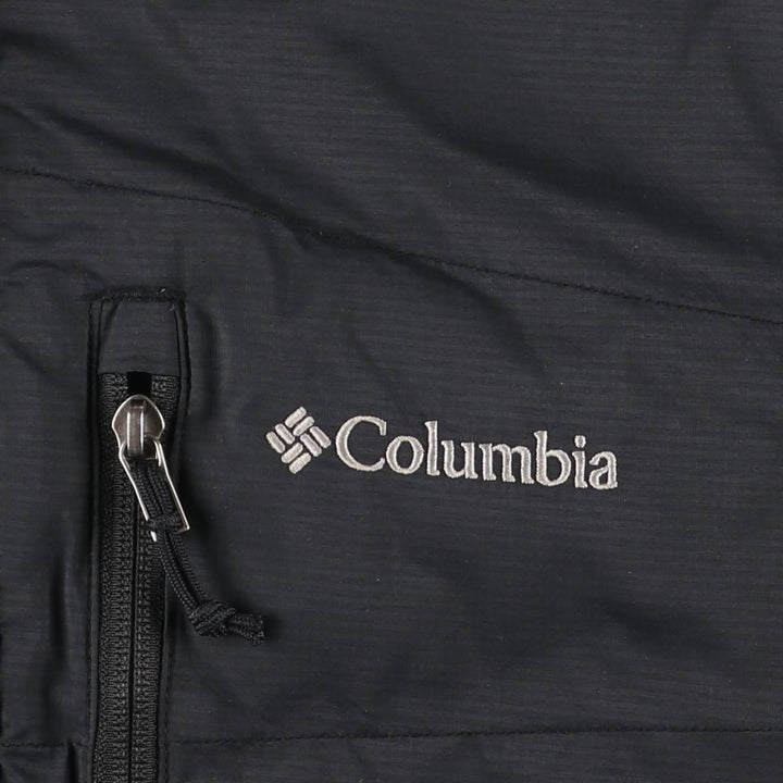 Columbia OMNI-SHIELD Padded Mountain Jacket, Shell Jacket, Puffer Jacket, Men's Size L Nylon black type Vintage Second Hand