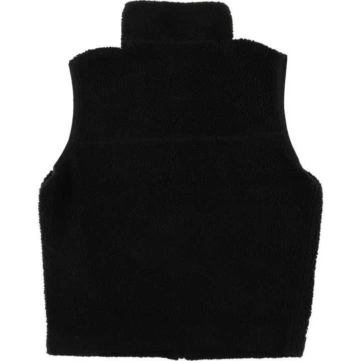 90'S GAP Vintage Fleece Vest, Men's Size Medium polyester black type Vintage Second Hand