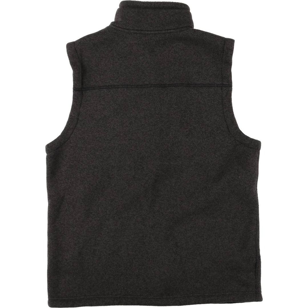 The North Face fleece vest, men's size M polyester Charcoal Vintage Second Hand