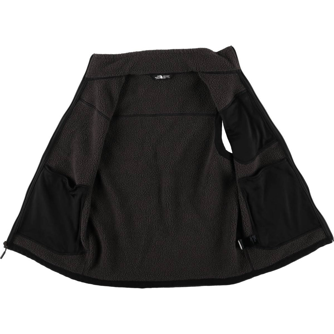 The North Face fleece vest, men's size M polyester Charcoal Vintage Second Hand