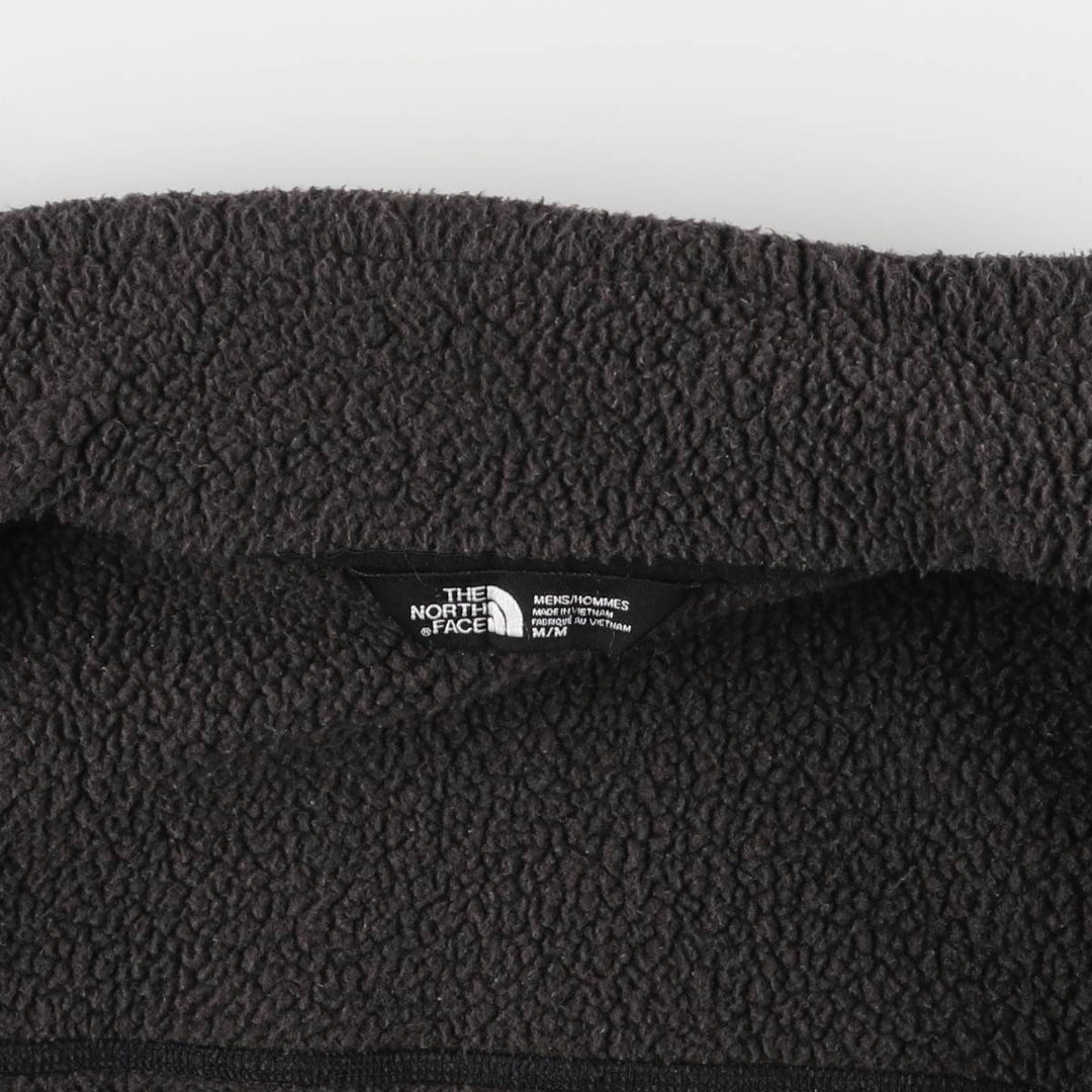 The North Face fleece vest, men's size M polyester Charcoal Vintage Second Hand