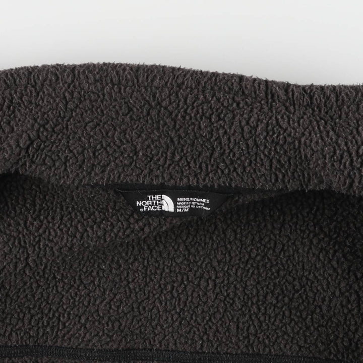 The North Face fleece vest, men's size M polyester Charcoal Vintage Second Hand