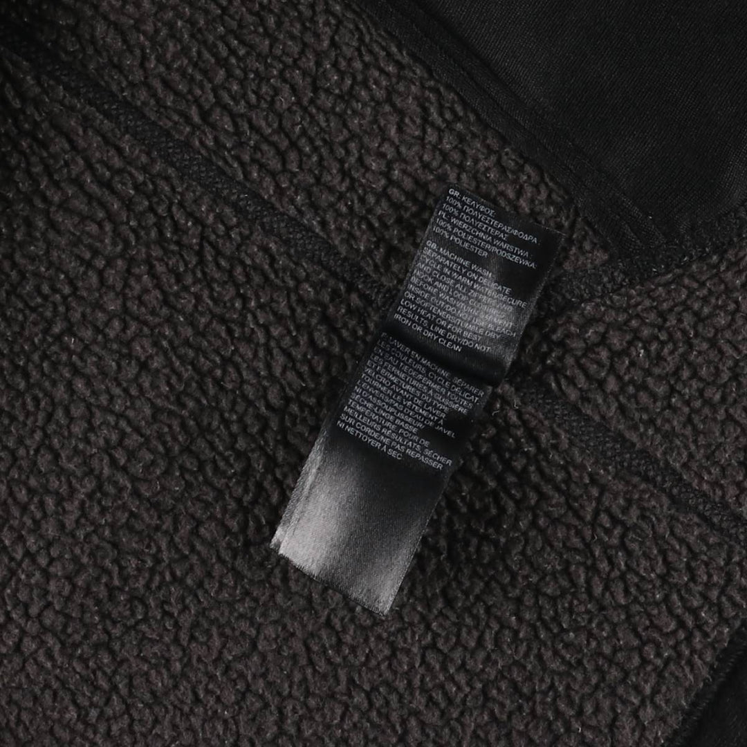 The North Face fleece vest, men's size M polyester Charcoal Vintage Second Hand