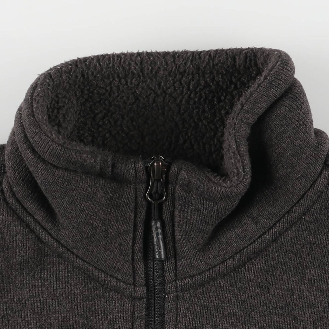 The North Face fleece vest, men's size M polyester Charcoal Vintage Second Hand