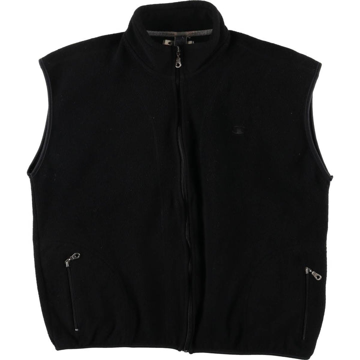 00'S Champion fleece vest, men's size L unclear black type Vintage Second Hand
