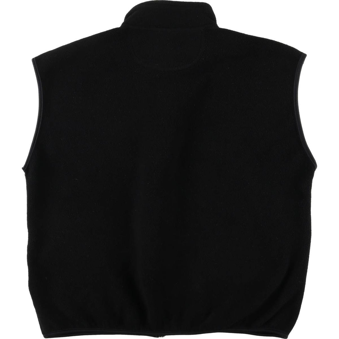 00'S Champion fleece vest, men's size L unclear black type Vintage Second Hand