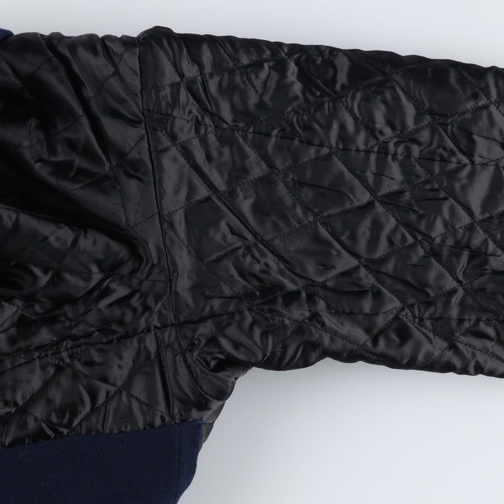 Ralph Lauren POLO by Ralph Lauren padded wool jacket, men's size M wool navy blue type Vintage Second Hand