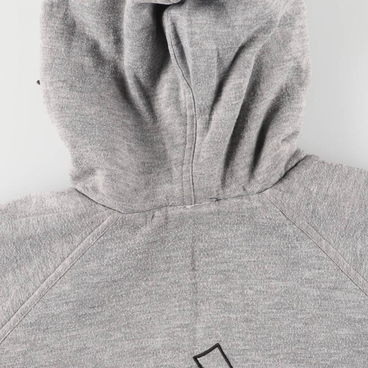 2000'S adidas reversible back logo padded hoodie/puffer jacket, men's size M Nylon black type Vintage Second Hand