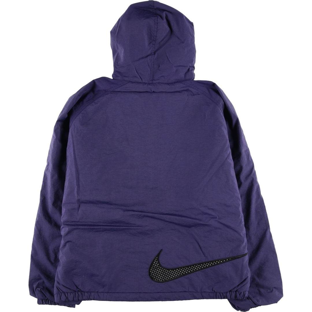 90s-00'S Nike Nylon Parka, Men's Size Medium Nylon Purple type blue-purple Vintage Second Hand
