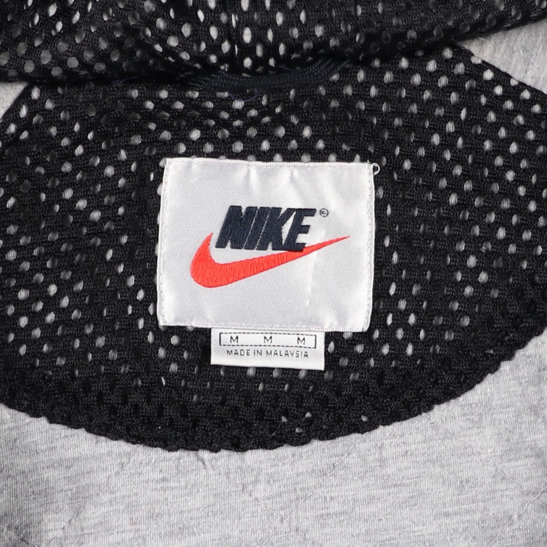 90s-00'S Nike Nylon Parka, Men's Size Medium Nylon Purple type blue-purple Vintage Second Hand