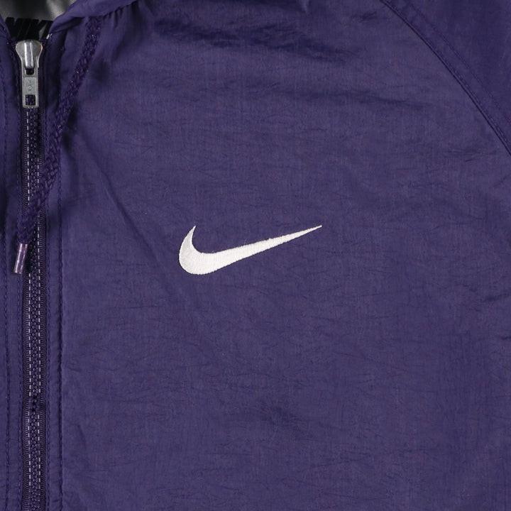 90s-00'S Nike Nylon Parka, Men's Size Medium Nylon Purple type blue-purple Vintage Second Hand