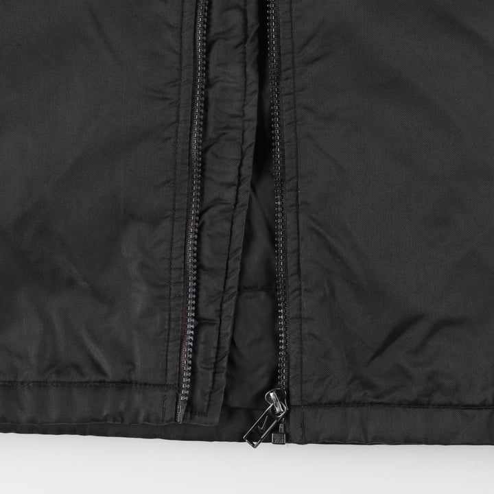 90'S Nike Back Logo Padded Puffer Jacket Men's Medium Vintage Nylon black type Vintage Second Hand