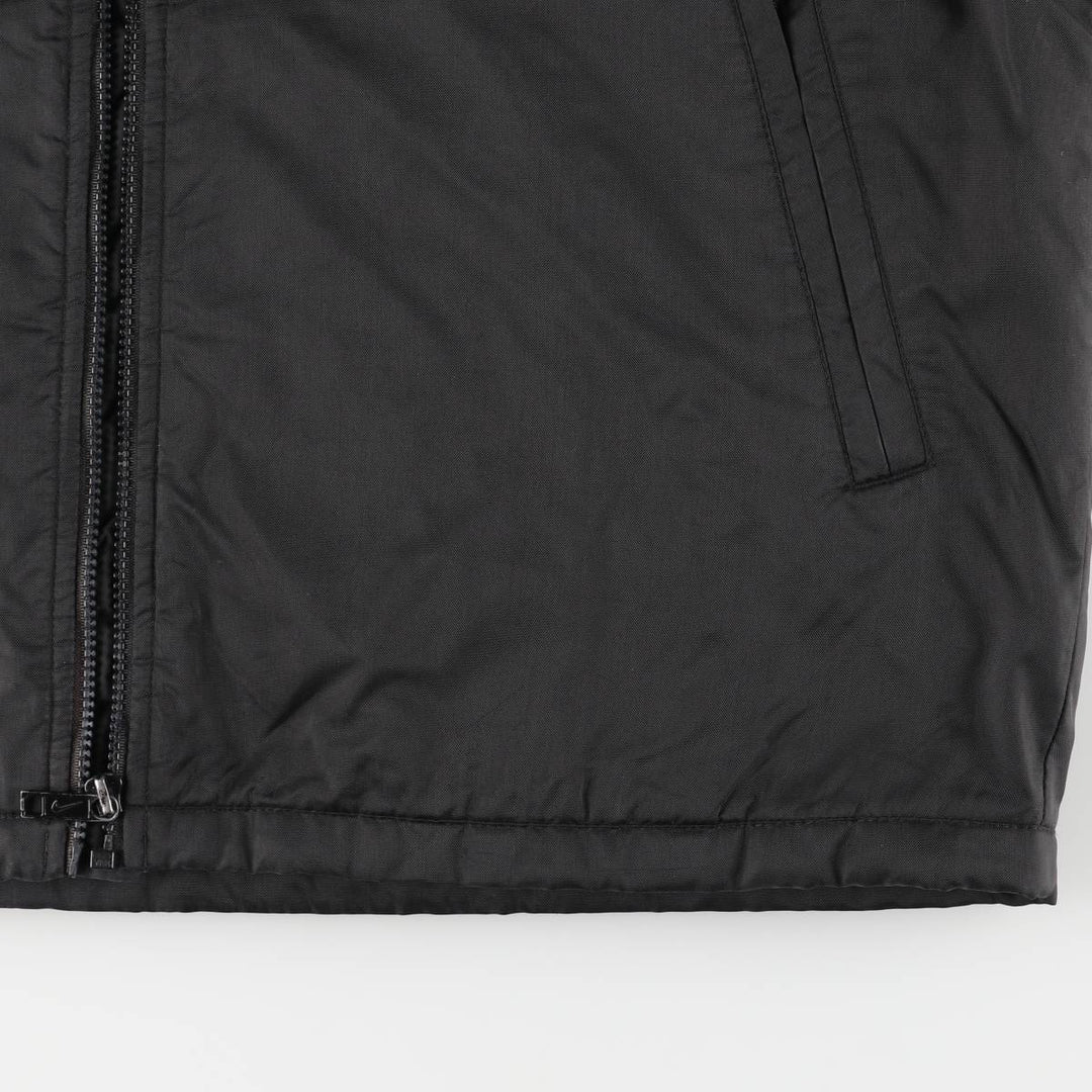 90'S Nike Back Logo Padded Puffer Jacket Men's Medium Vintage Nylon black type Vintage Second Hand