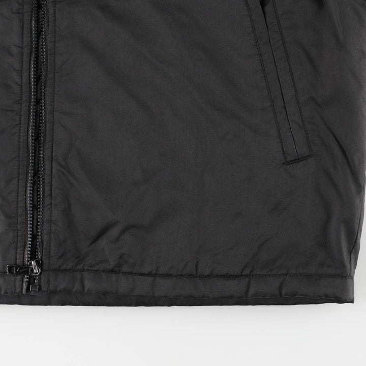90'S Nike Back Logo Padded Puffer Jacket Men's Medium Vintage Nylon black type Vintage Second Hand