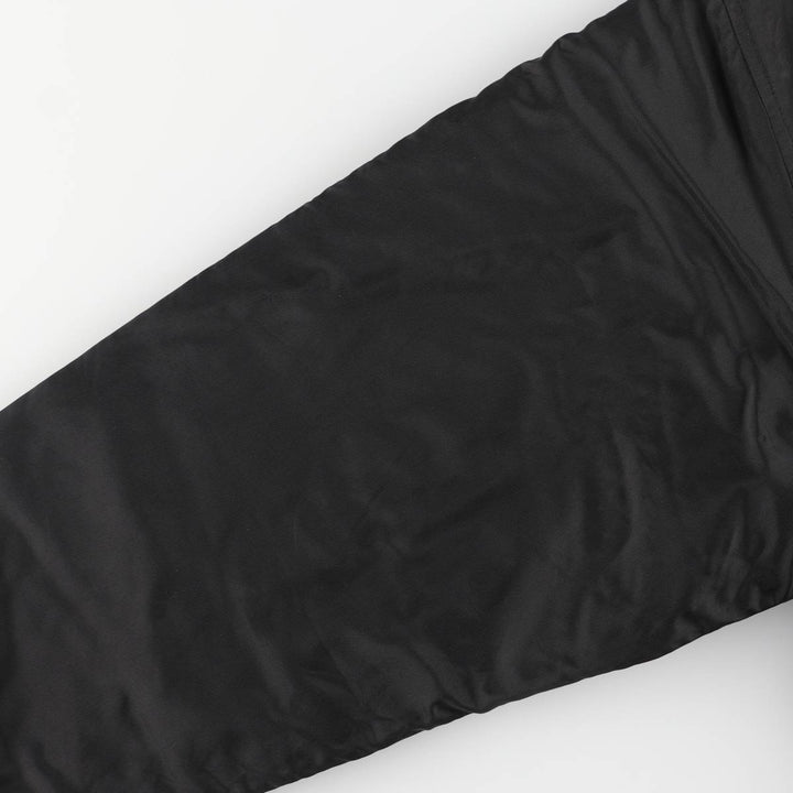 90'S Nike Back Logo Padded Puffer Jacket Men's Medium Vintage Nylon black type Vintage Second Hand