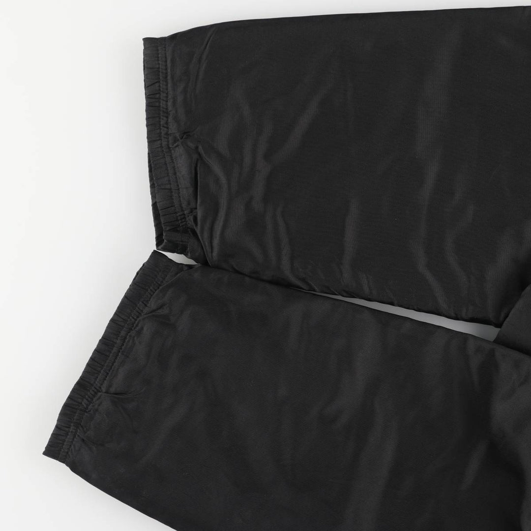 90'S Nike Back Logo Padded Puffer Jacket Men's Medium Vintage Nylon black type Vintage Second Hand