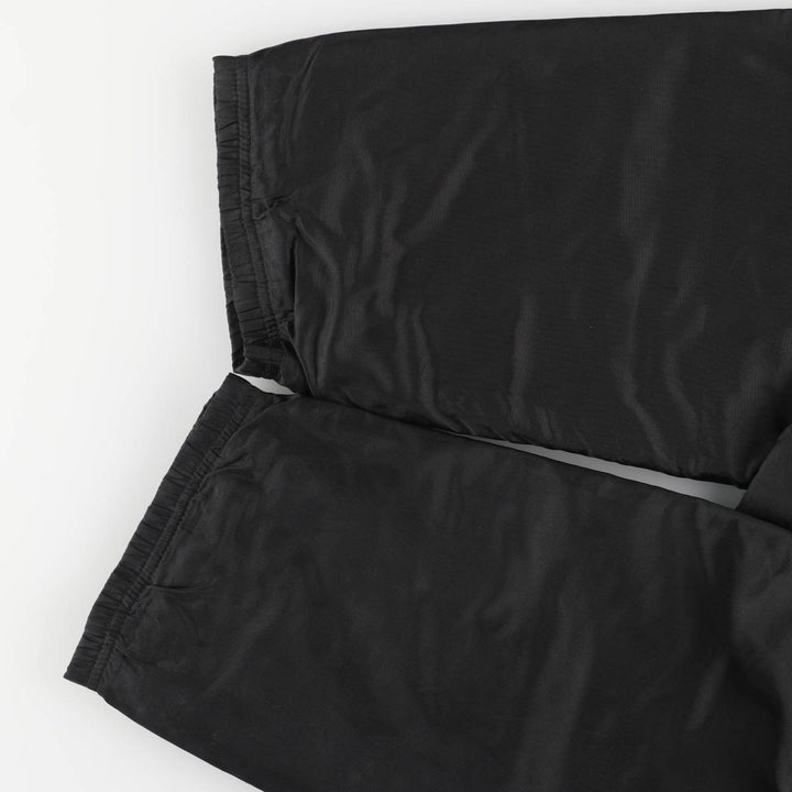 90'S Nike Back Logo Padded Puffer Jacket Men's Medium Vintage Nylon black type Vintage Second Hand