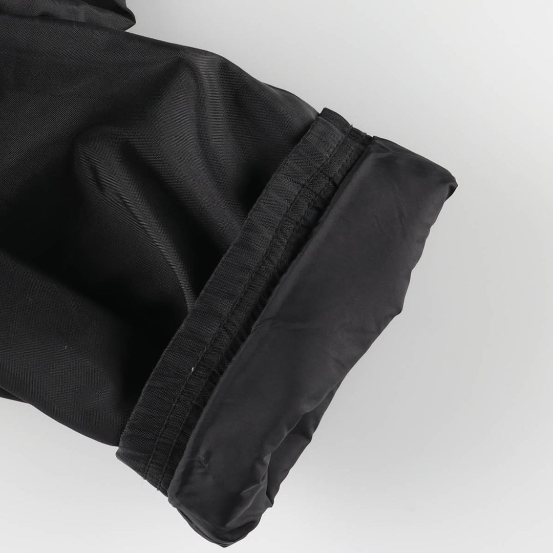 90'S Nike Back Logo Padded Puffer Jacket Men's Medium Vintage Nylon black type Vintage Second Hand