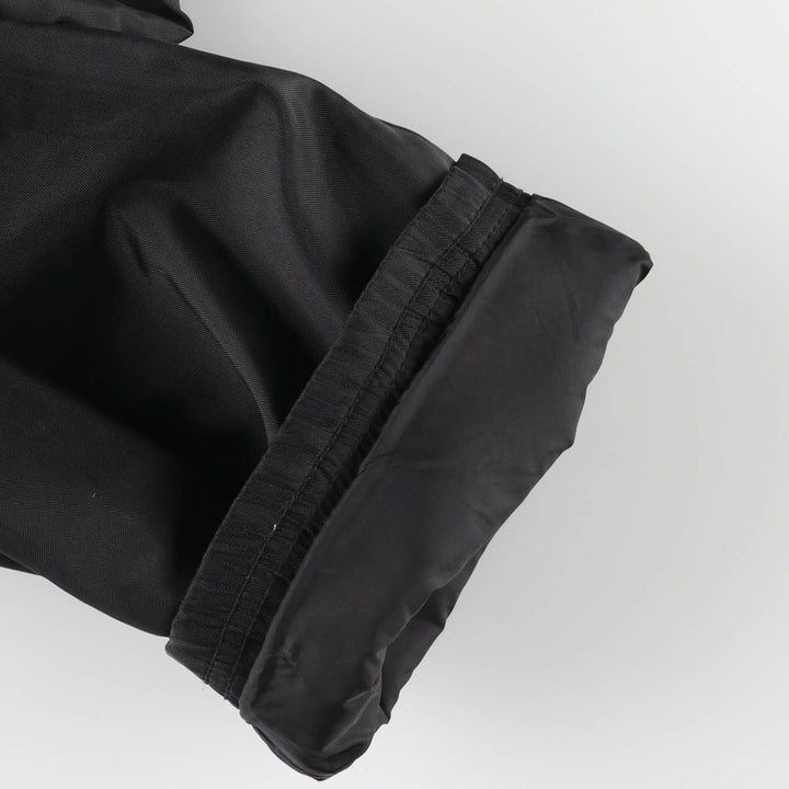 90'S Nike Back Logo Padded Puffer Jacket Men's Medium Vintage Nylon black type Vintage Second Hand