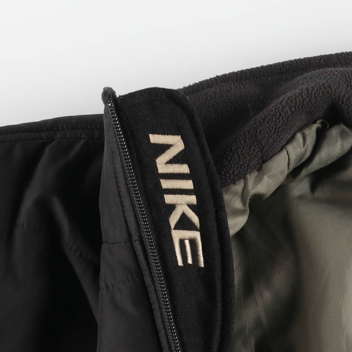 90s-00'S Nike padded puffer jacket, men's size L polyester black type Vintage Second Hand