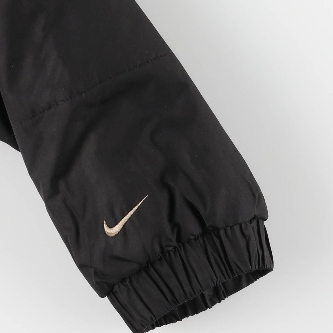 90s-00'S Nike padded puffer jacket, men's size L polyester black type Vintage Second Hand