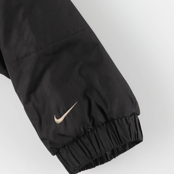 90s-00'S Nike padded puffer jacket, men's size L polyester black type Vintage Second Hand