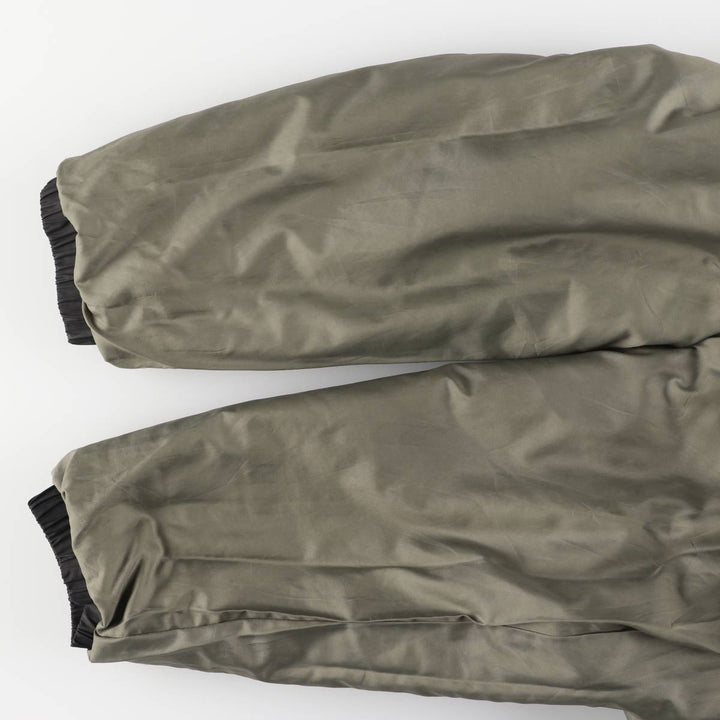 90s-00'S Nike padded puffer jacket, men's size L polyester black type Vintage Second Hand