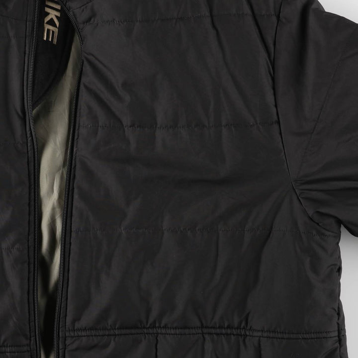 90s-00'S Nike padded puffer jacket, men's size L polyester black type Vintage Second Hand