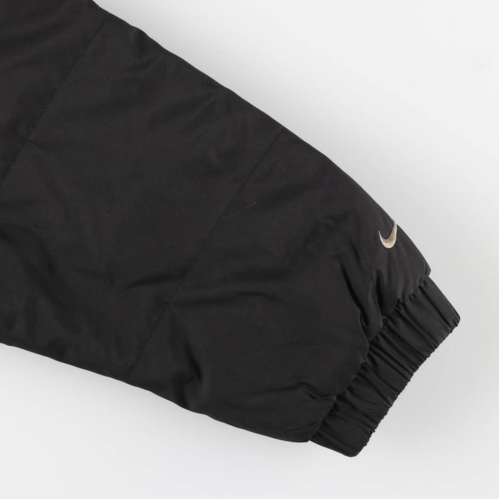 90s-00'S Nike padded puffer jacket, men's size L polyester black type Vintage Second Hand