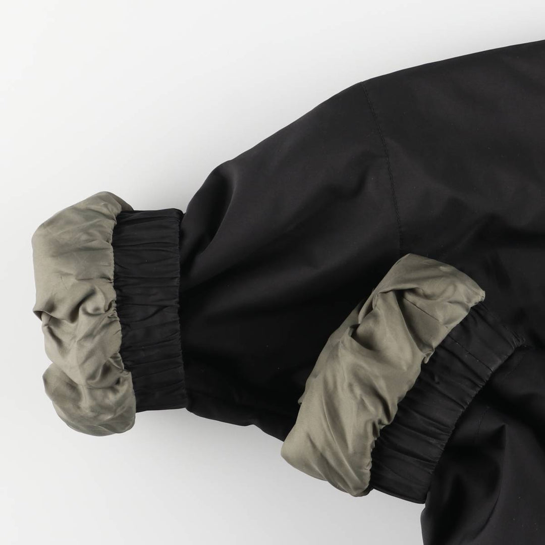 90s-00'S Nike padded puffer jacket, men's size L polyester black type Vintage Second Hand