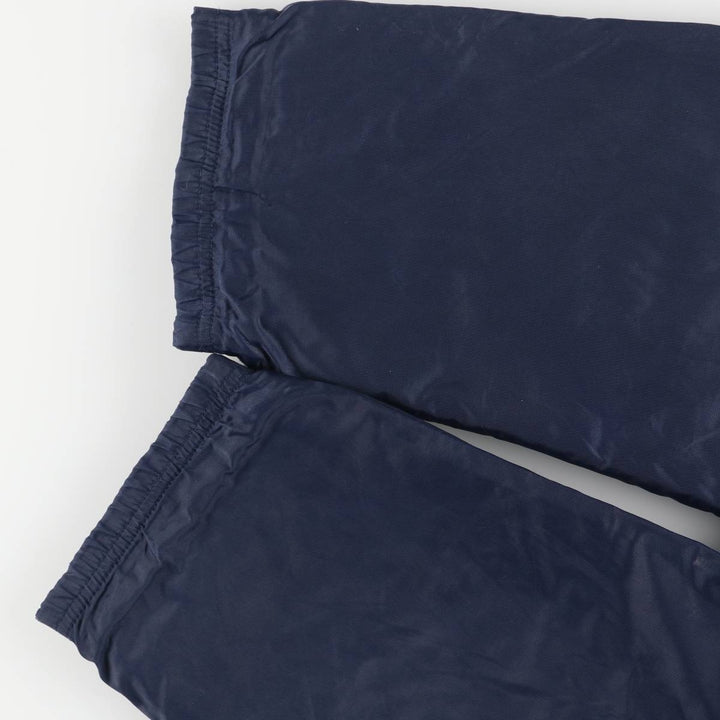 90'S Nike Back Logo Padded Puffer Jacket Men's Medium Vintage Nylon navy blue type Vintage Second Hand