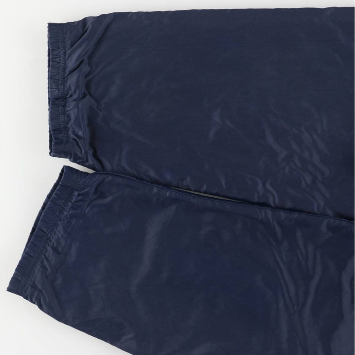 90'S Nike Back Logo Padded Puffer Jacket Men's Medium Vintage Nylon navy blue type Vintage Second Hand